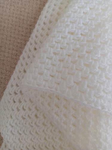 Handmade crochet cover white - cover,