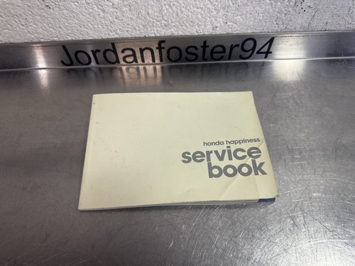 Honda civic service book - civic,