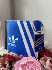 Adidas classic blue & white