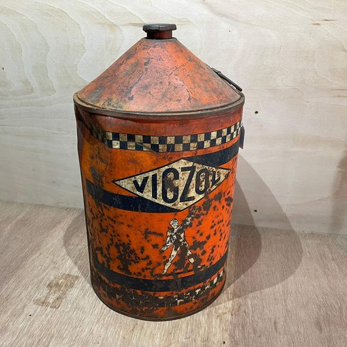 Vintage vigzol oil - vigzol, drum