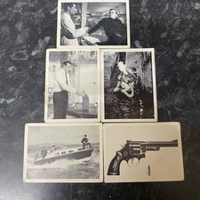 1965 Somportex ‘Exciting World Of James Bond 007’ Cards X 5