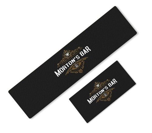 Personalised bar runner with - personalised,