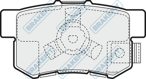Apec rear brake - rear, set