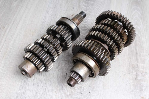 Drive through the - , gearbox
