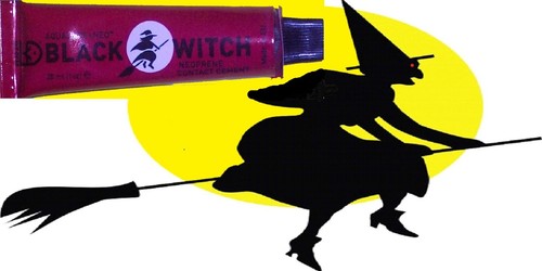 Black witch glue - witch, scuba