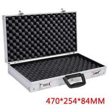 Aluminium pistol gun case - aluminium,