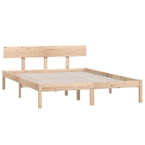 Solid wood pine - solid, bed