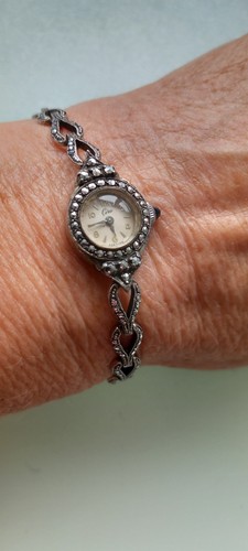 Vintage silver marcasite - vintage,