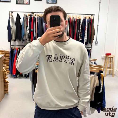 Vintage 90s kappa sweatshirt - vintage,