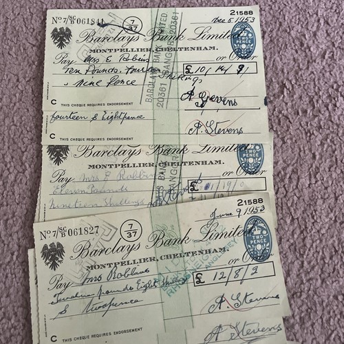 Vintage 1953 barkleys bank - 12,