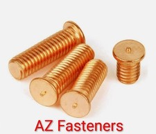 CD Weld Studs Copper Plated Steel M3 M4 M5 M6 M10