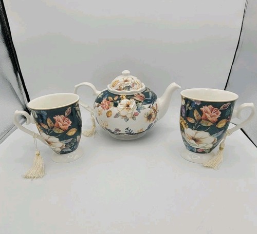 Delton porcelain floral - floral, tea