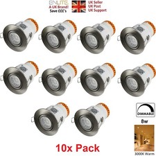 10x 8w LED Downlight Fire