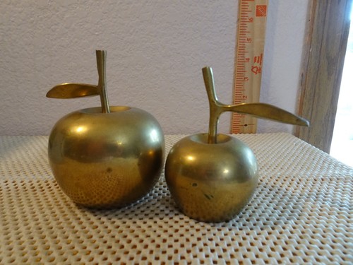 Brass apple bells metal - apple, fruit