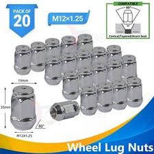 20 Alloy Wheel Nuts M12x1.25