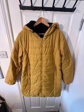 Womens Mustard yellow puffer