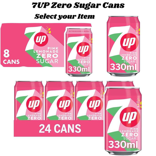 7up zero sugar - 7up, carbonated