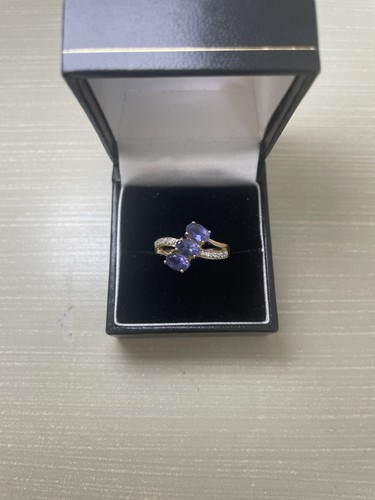 Gold iolite diamonds - iolite, &