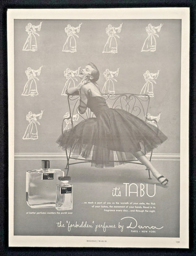 Vintage 1956 tabu - tabu, dana