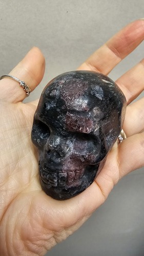 Carved garnet and - carved,