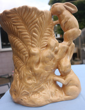 Vintage SlyvaC Rabbit Jug Vase