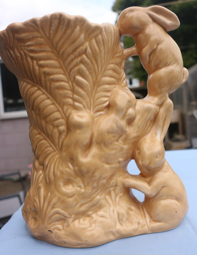 Vintage slyvac rabbit jug vase - jug,