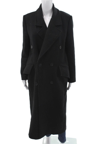 Zara unisex pea coat black - zara,
