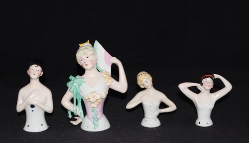 Vintage german half dolls - 4,