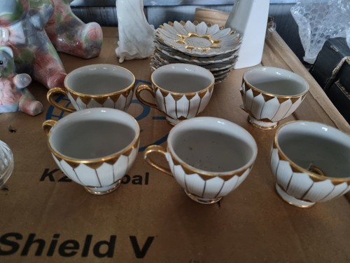 Vintage retro porcelain - vintage/retro, white