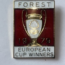 Nottingham Forest Enamel Badge .vintage Coffers 70’s/ 80’s. European Cup Winners