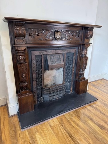 Victorian edwardian fireplace - victorian,