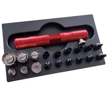 Watch Crown Tube Tool &Nozzle Remove Install Pusher Battery Case For Rolex Watch