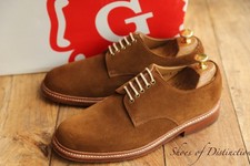 Grenson Tan Brown Suede Derby