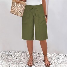 Ladies womens trousers elastic - ladies,
