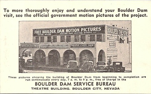 Photo post card boulder city - photo,