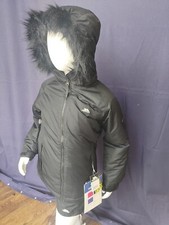 RRP £70 Age 5/6 Staffie Female Jacket Black