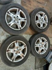 4x 16" VW T5 T6 TRANSPORTER LOAD RATED 5 SPOKE ALLOY WHEELS 5X120  955KG PER 