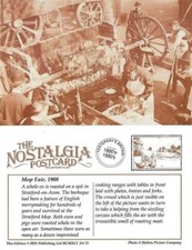 Postcard Stratford on Avon Mop Fair Ox Pig Spit Roast 1908 - Nostalgia