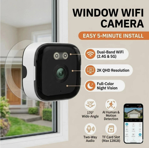 Window security camera 3mp - window,