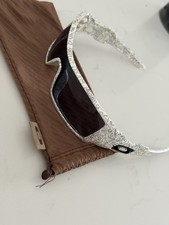 Oakley Oil Rig II Matt White With Black Text Black Iridium Lenses Sunglasses