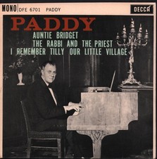 Paddy Roberts Paddy 7" vinyl UK Decca 1962 mono EP - pic sleeve DFE6701