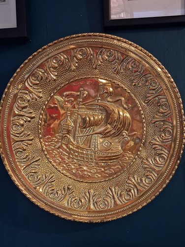 Embossed brass decorative - brass,