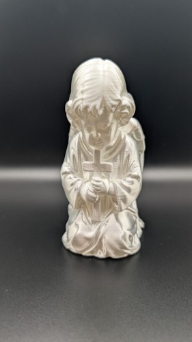 Praying angel boy - angel, holding