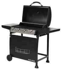 GEORGE FOREMAN GFGBBQ4B Portable 4 Burner Grill Gas BBQ - Black