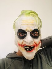 ADULT CHILD BATMAN THE JOKER VILLAIN MASK BY RUBIES COSTUME COSPLAY OUTFIT AG49