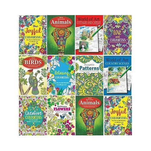 Adult colouring book books - adult,
