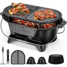 Cast Iron Grill w/
