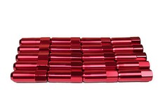 20x red lug nuts for Peugeot
