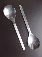 Viners SABLE Two Stainless Steel Table Spoons (21cm) Nice Lightly-used Condition