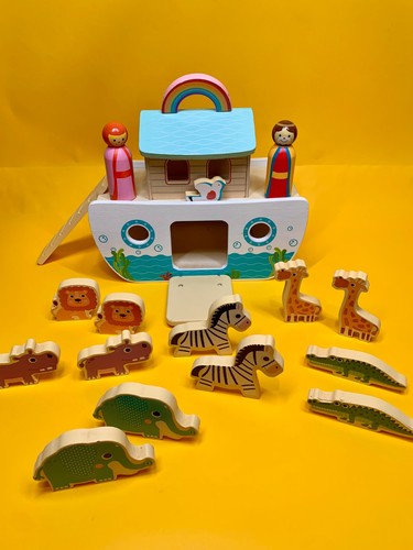 Wooden noah ark - wooden,